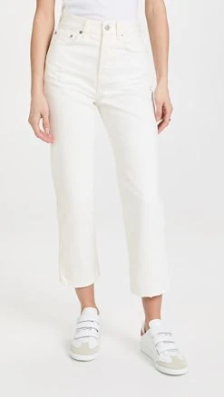 New ???? Acne Studios Mece Beaten White ???? Jeans ????