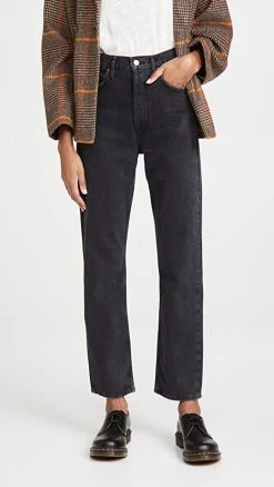 Best reviews of ❤️ AGOLDE The 90's Pinch Waist ???? Jeans Black Tea ????