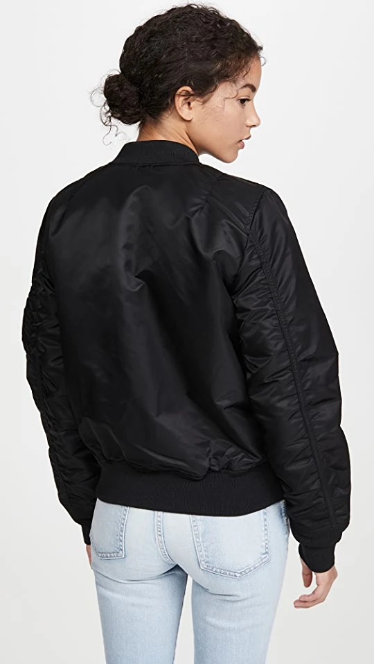 Cheap ???? Alpha Industries MA-1 Reversible Bomber Jacket Black ???? 2 Cheap ???? Alpha Industries MA-1 Reversible Bomber Jacket Black ???? - Image 2