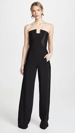 Brand new ???? Black Halo Lena Jumpsuit Black ????