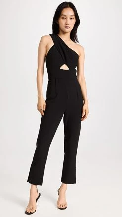 Best Pirce ???? Black Halo Honey Jumpsuit Black ❤️