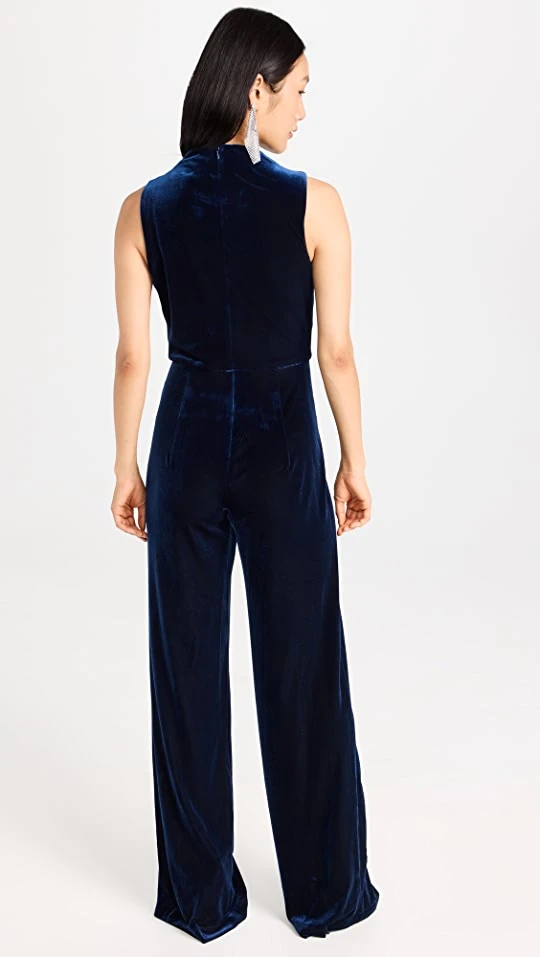Outlet ???? Black Halo Corrine Jumpsuit Deep Wave ???? 2 Outlet ???? Black Halo Corrine Jumpsuit Deep Wave ???? - Image 2