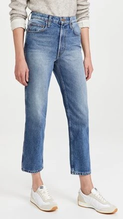 Cheapest ???? B Sides Louis High Rise ???? Jeans Sydney Clean Blue ????