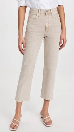 Budget ???? Citizens Of Humanity Daphne Crop High Rise Stovepipe ???? Jeans Pampas Grass ????