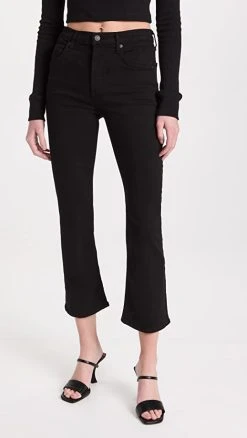 Coupon ???? Citizens Of Humanity Isola Cropped Boot ???? Jeans Plush Black ✨