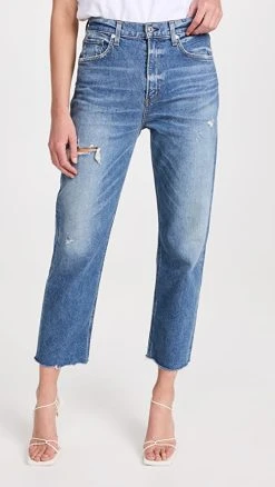 Best Sale ???? Citizens Of Humanity Daphne Crop High Rise Stovepipe ???? Jeans Arthouse ⌛