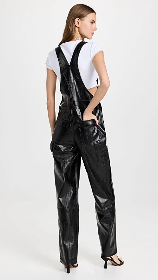Best reviews of ⌛ Good American Faux Leather Overalls Blackeel001 ???? 2 Best reviews of ⌛ Good American Faux Leather Overalls Blackeel001 ???? - Image 2