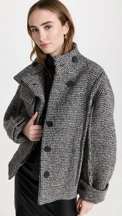 Outlet ???? IRO Kachil Jacket Mixed Grey ????