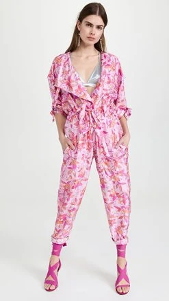 Wholesale ❤️ Isabel Marant Lympia Jumpsuit Pink ????