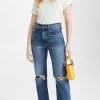 Top 10 ✔️ Le Jean Mia Relaxed Straight ???? Jeans Bliss Distressed Wash ????