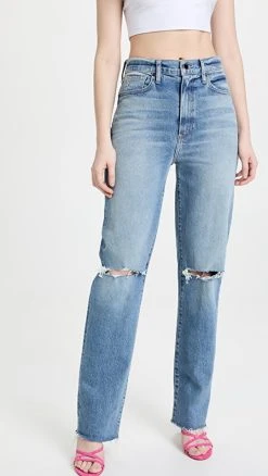 New ⌛ Le Jean Hr Sabine Straight ???? Jeans High Tide Wash ????