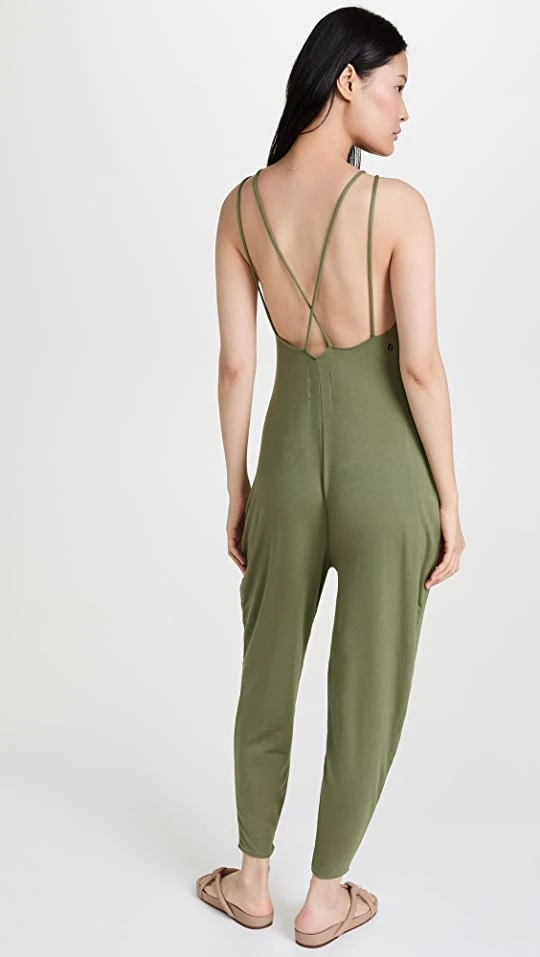 Outlet ???? Le Ore Como Modal Jumpsuit Olive ???? 2 Outlet ???? Le Ore Como Modal Jumpsuit Olive ???? - Image 2