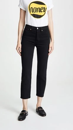 Best Sale ???? Levi's Wedgie Straight ???? Jeans Black Heart ⭐