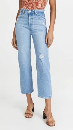 Promo ???? Levi's Ribcage Straight Ankle ???? Jeans Samba Done ????