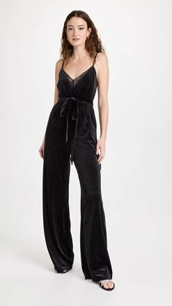 New ???? L'AGENCE Justice Jumpsuit Black ????