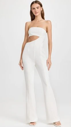 Top 10 ???? MISHA Stela Jumpsuit Ivory ????