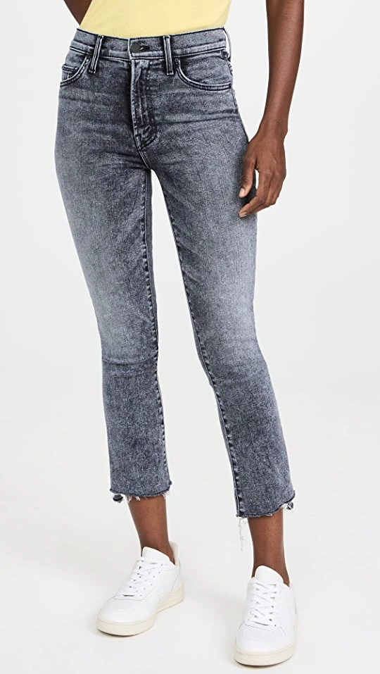 Outlet ⭐ MOTHER The Insider Crop Step Fray ???? Jeans Train Stops ✔️ 1 Outlet ⭐ MOTHER The Insider Crop Step Fray ???? Jeans Train Stops ✔️