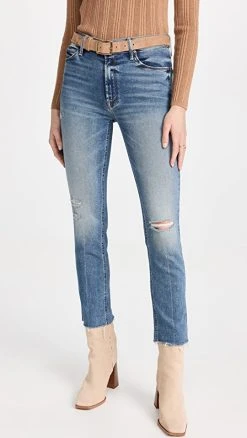 Wholesale ???? MOTHER The Mid Rise Dazzler Ankle Fry ???? Jeans Going In Circles ????
