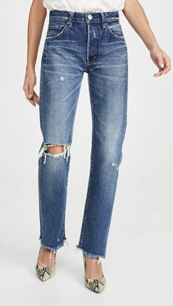 Flash Sale ???? MOUSSY VINTAGE Guilford Straight ???? Jeans Blue ????