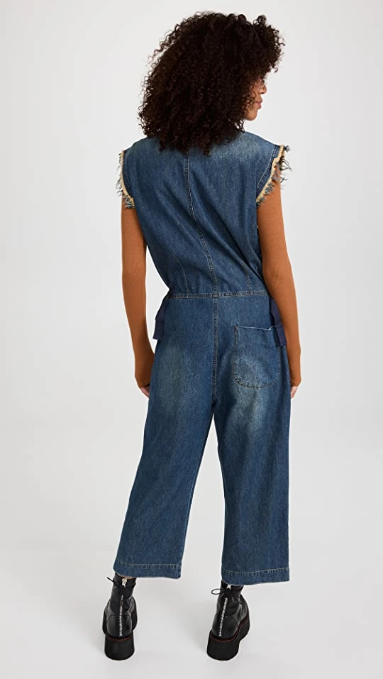 Best deal ???? One Teaspoon Used Blue Safari Camp Overalls ???? 2 Best deal ???? One Teaspoon Used Blue Safari Camp Overalls ???? - Image 2