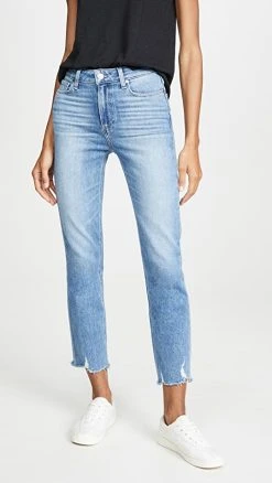 Wholesale ???? PAIGE Cindy ???? Jeans With Destroyed Hem Mel ❤️