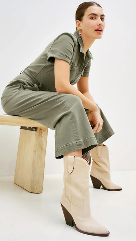 Coupon ???? PAIGE Short Sleeve Anessa Jumpsuit Vintage Ivy Green ???? 1 Coupon ???? PAIGE Short Sleeve Anessa Jumpsuit Vintage Ivy Green ????