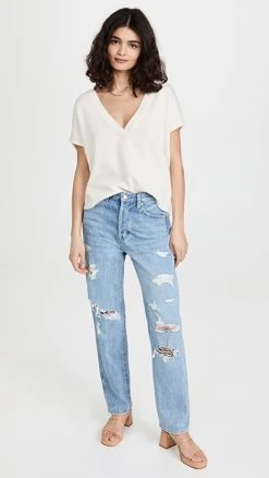 Hot Sale ???? Pistola Denim Jen Slouchy Boyfriend ???? Jeans Primrose Distressed ????