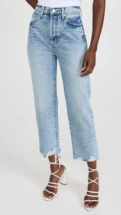 Buy ???? Pistola Denim CASSIE CROP Baja ????