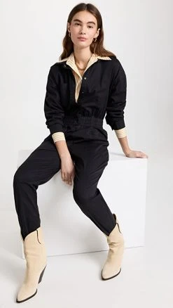 Coupon ???? Pistola Denim Selena Jumpsuit Fade To Black ????