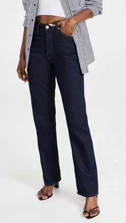 Best deal ???? Rag & Bone ICON Alex High-Rise Straight ???? Jeans Rinse ????