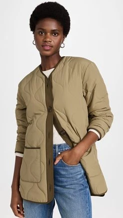 Deals ⌛ RAILS Elin Quilted Jacket Sage ????