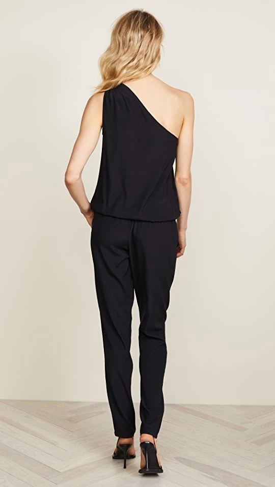 Best deal ⭐ Ramy Brook Lulu One Shoulder Jumpsuit Black ???? 2 Best deal ⭐ Ramy Brook Lulu One Shoulder Jumpsuit Black ???? - Image 2