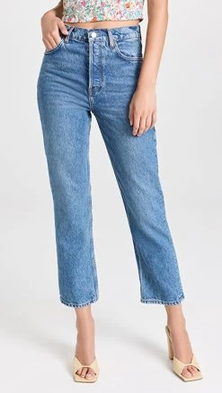 Wholesale ???? Reformation Cynthia High Rise Straight ???? Jeans Colorado ????