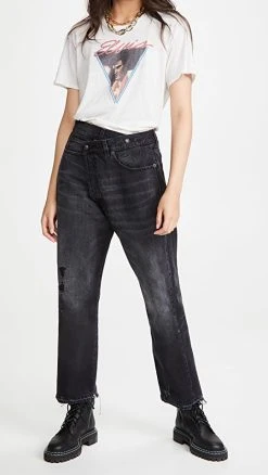 Cheap ???? R13 Cross Over ???? Jeans Jake Black ????