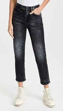 Best Sale ❤️ R13 Shelley Slim Morrison Black Pants ????