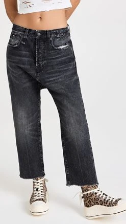 Best Sale ✨ R13 Tailored Drop ???? Jeans Everit Black ????