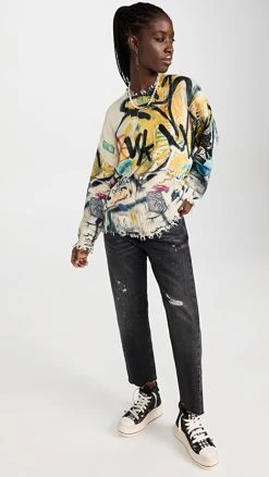 Best Sale ???? R13 Boyfriend ???? Jeans Everit Black ????