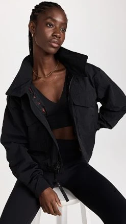 New ???? Reebok X Victoria Beckham X Rbk Vb Windbreaker Black ✔️