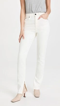 Cheap ???? SLVRLAKE Beatnik Split ???? Jeans White ✔️