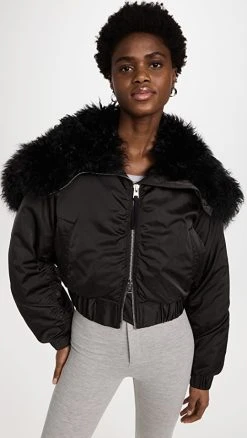 Best reviews of ✔️ Shoreditch Ski Club Amara Bomber Jacket Black ????