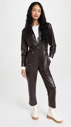 Best deal ???? Young Fabulous & Broke Harmony Jumpsuit Coffee ????